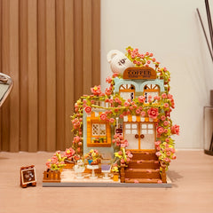 1000 pcs Coffee Shop Building Blocks - Ideal Gift for Graduation Season
