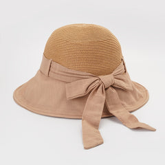Large Brim All match Thin Braided Sun Hat
