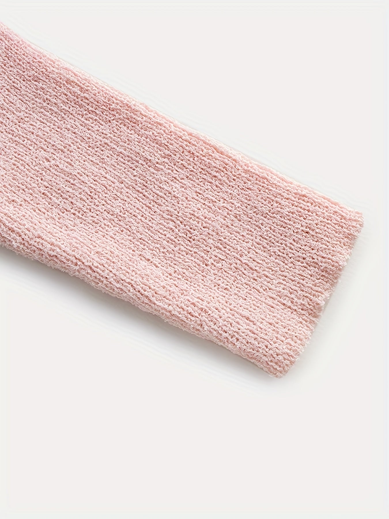  Colorblock Semi Sheer Round Neck Sweater