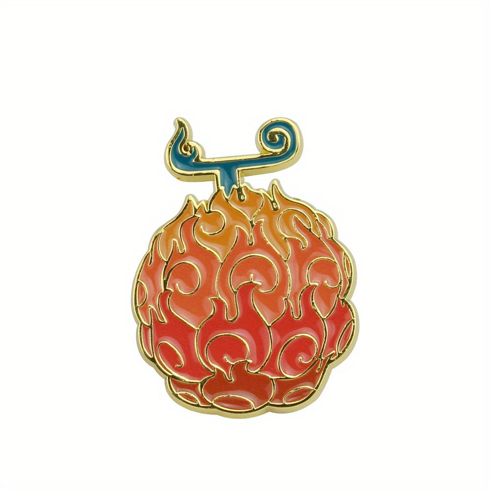 Colorful Fruit Shaped Alloy Brooch Pin for Parties