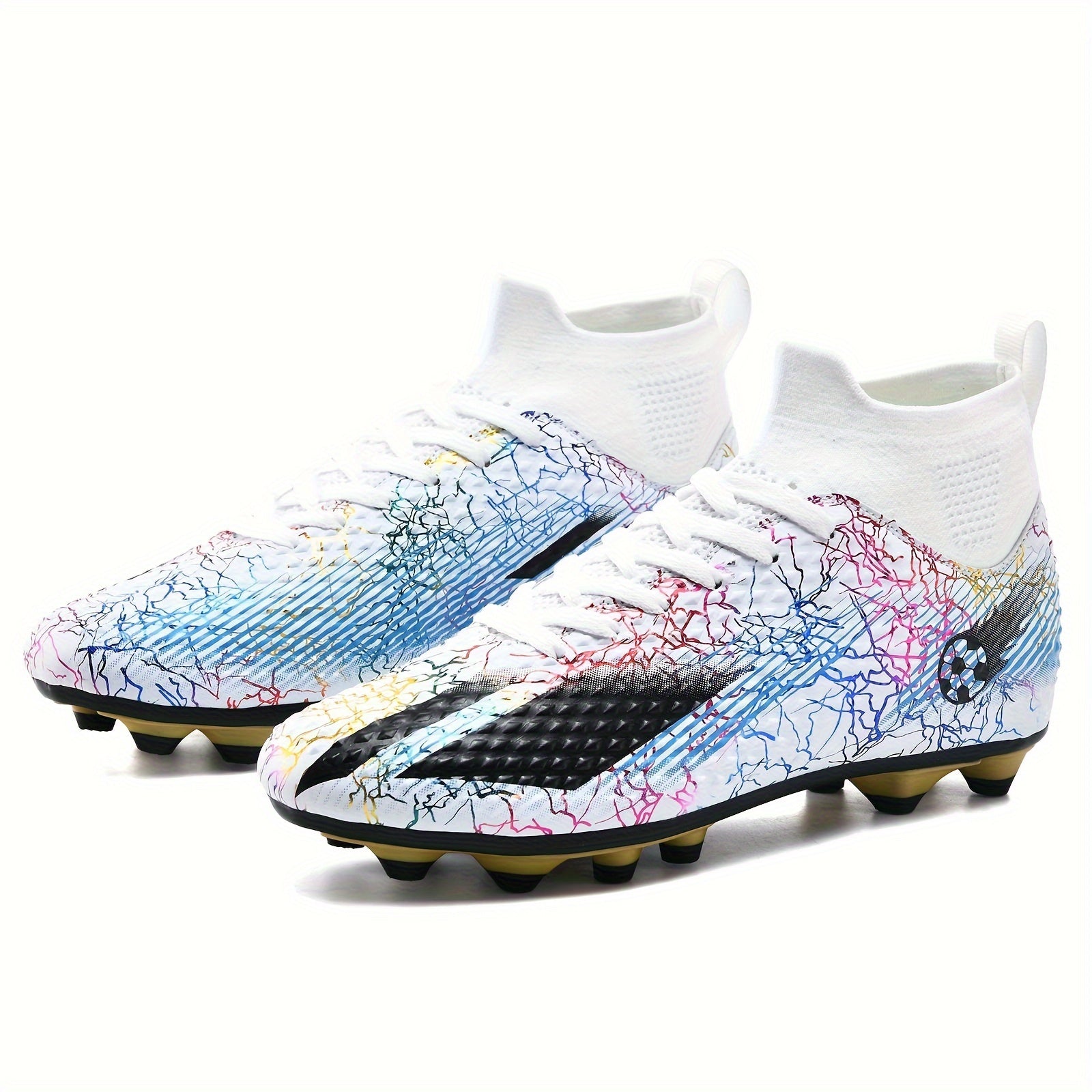 Non Slip Soccer Spikes Cleats Lightweight Turf Soccer Shoes