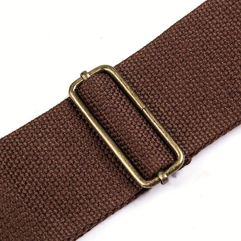 Leather Woven Wooden Guitar Strap Folk Electric Classical Guitars