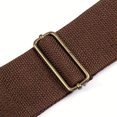 Leather Woven Wooden Guitar Strap Folk Electric Classical Guitars