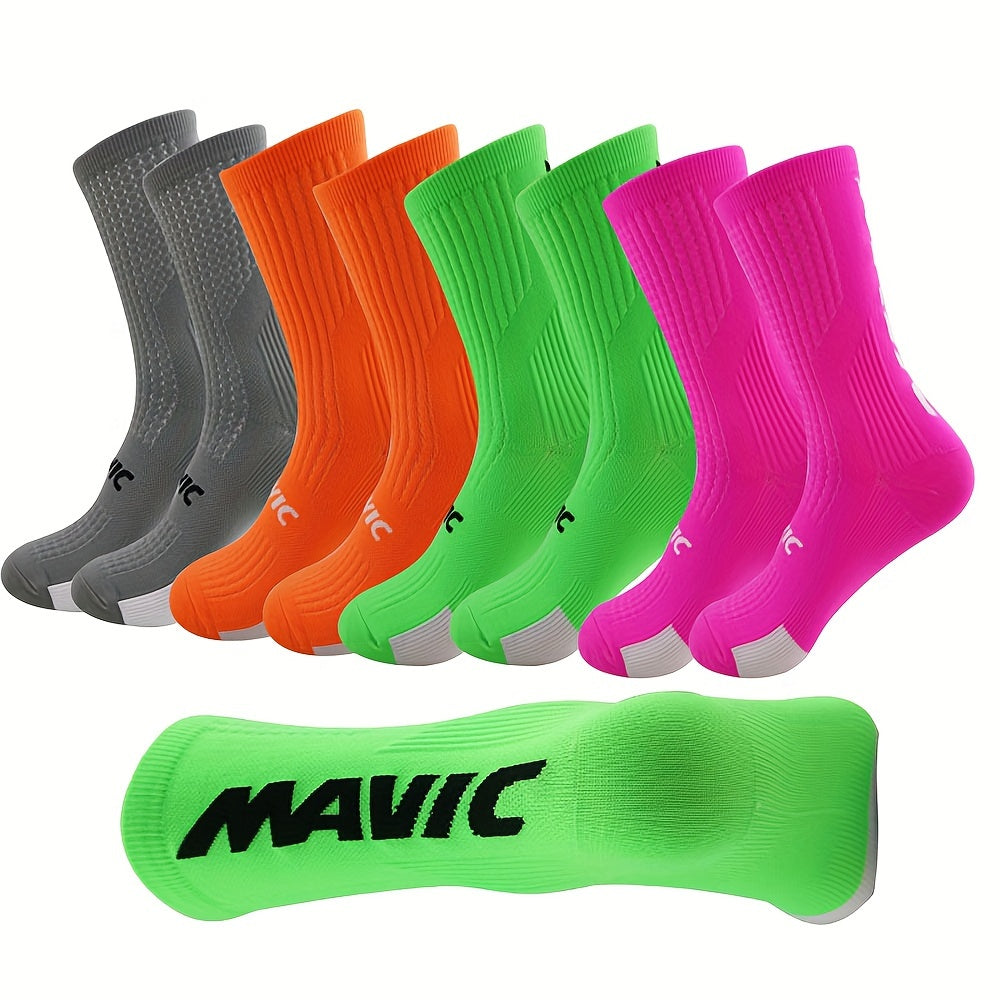 Breathable Mid-calf Socks for Outdoor Running Cycling