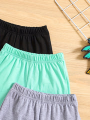 Baby Boy's Casual Shorts 3pcs Outfit
