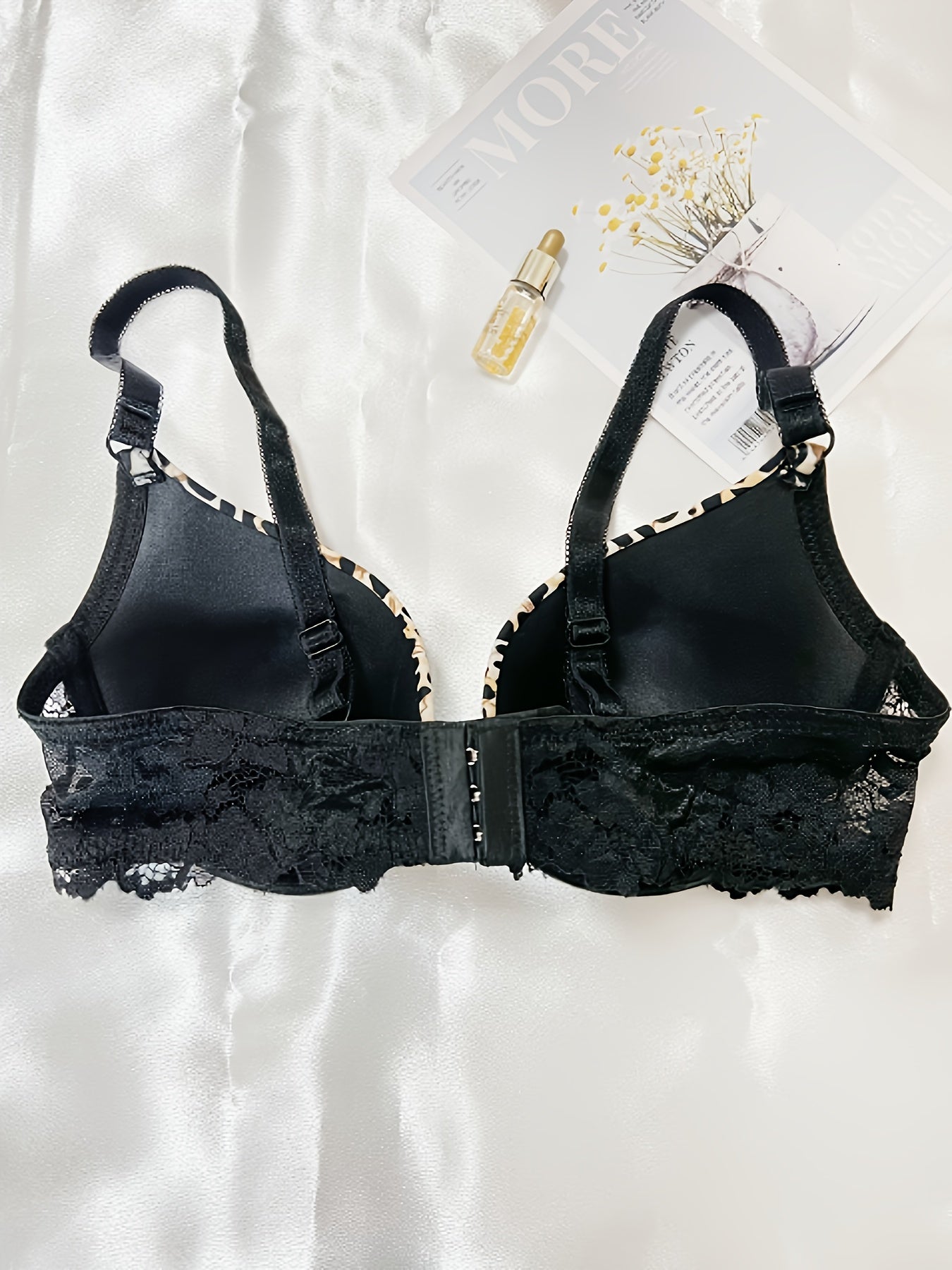 Leopard Print Push Up Bra Women's Lingerie