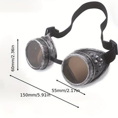 Steampunk Glasses Halloween Party Windproof Cycling Glasses