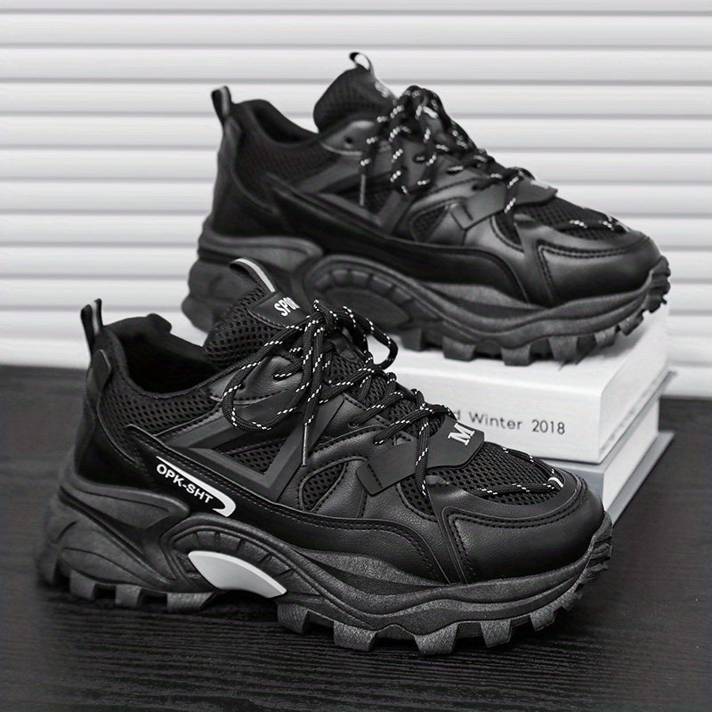 Men's Chunky Mesh Sneakers Casual Outdoor Walking Shoes
