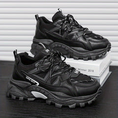 Men's Chunky Mesh Sneakers Casual Outdoor Walking Shoes