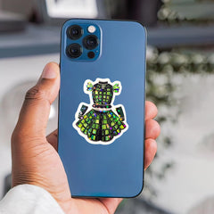 Holographic Mosaic Vinyl Sticker - Durable & Eye-Catching Design