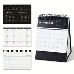 1pc Mini Desk Calendar - Minimalist Design