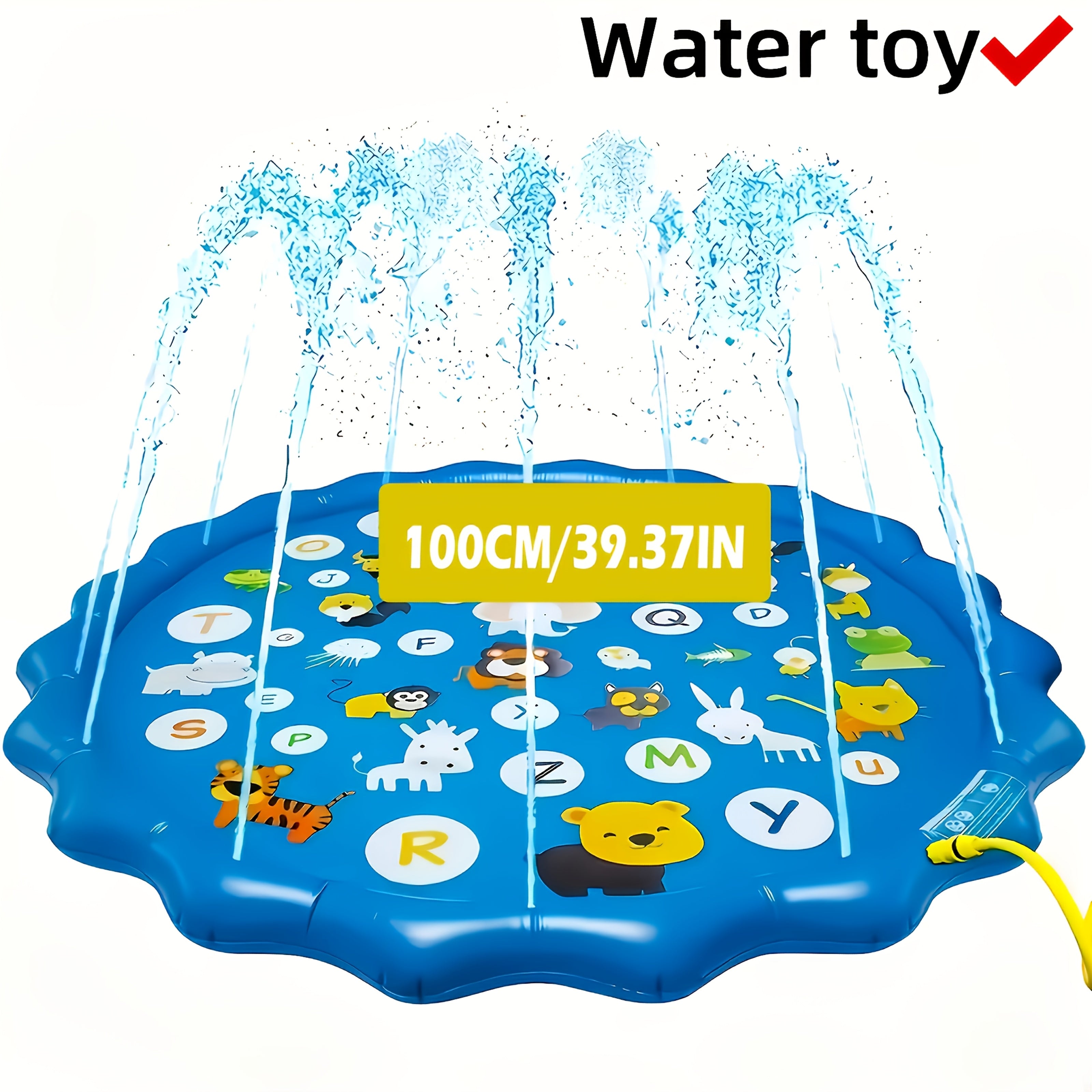 37in Alphabet & Number Learning Mat Splash Pad