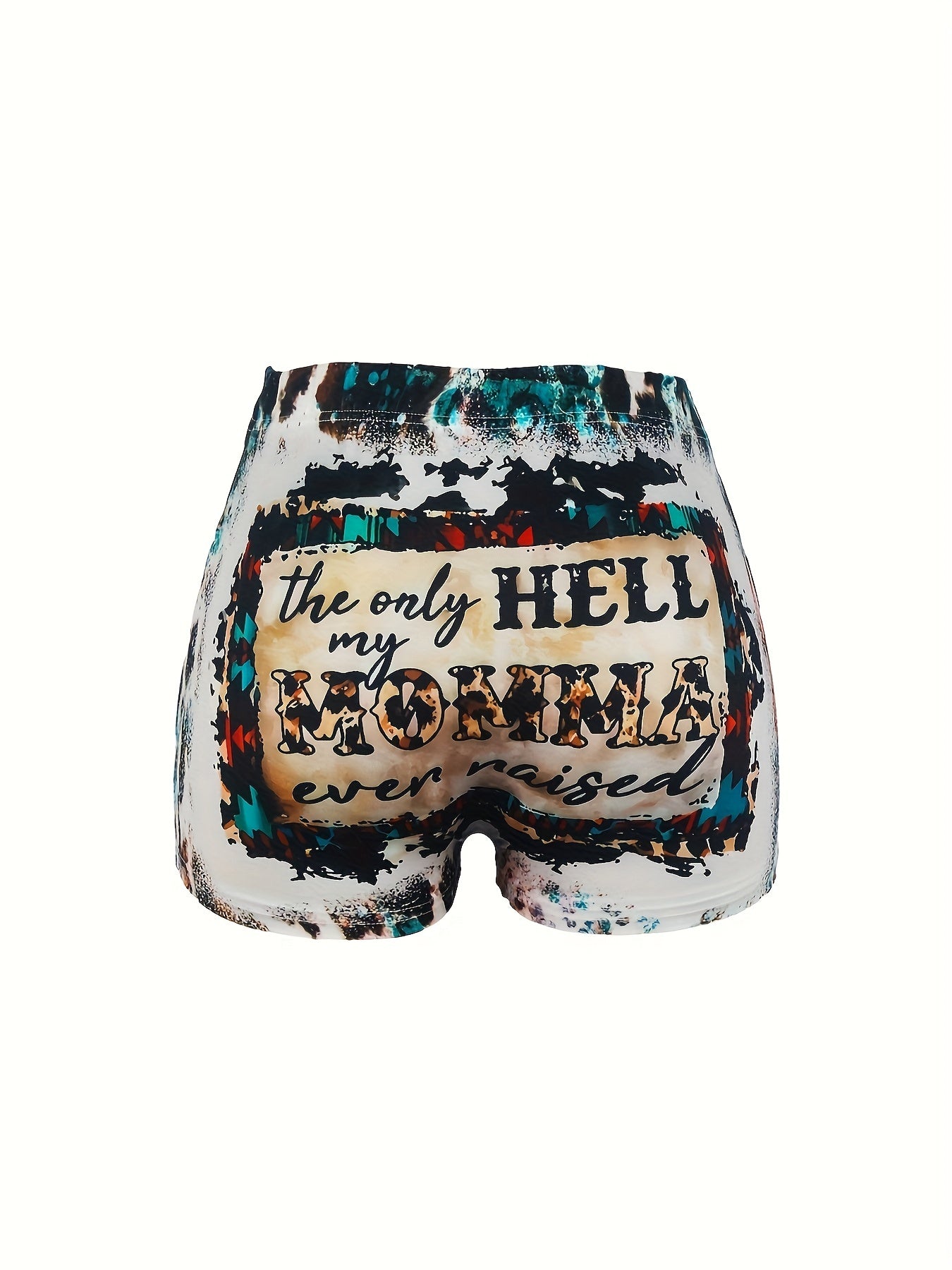  Sexy Leopard Print Distressed High Rise Skinny Shorts