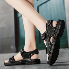 Men's Slip On Sandals Adjustable Outdoor Walking Shoes