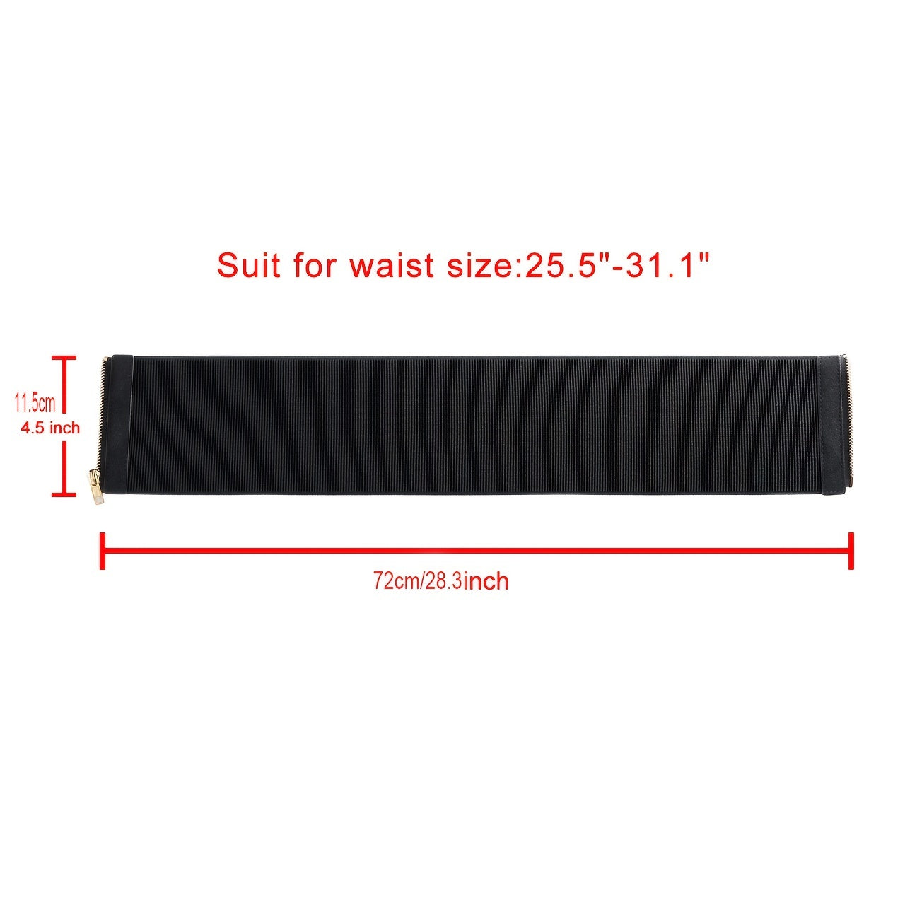 Womens Wide Elastic Waist Belt Cinch Belt Stretch Waistband