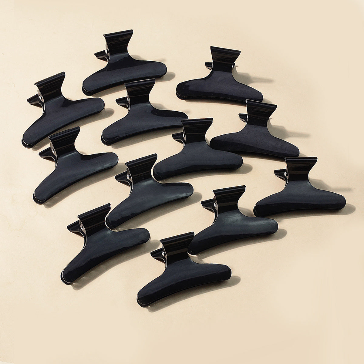 Butterfly Clip Perm Highlight Hair Clips - 12 Pack