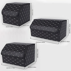 Car Trunk Organizer Storage Box Collapsible Auto Cargo Storage Container