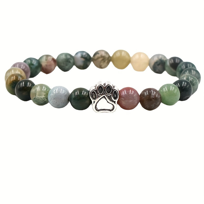 Natural Agate Bracelet Hand woven Rope Tourmaline Lapis Lazuli Turquoise Amber