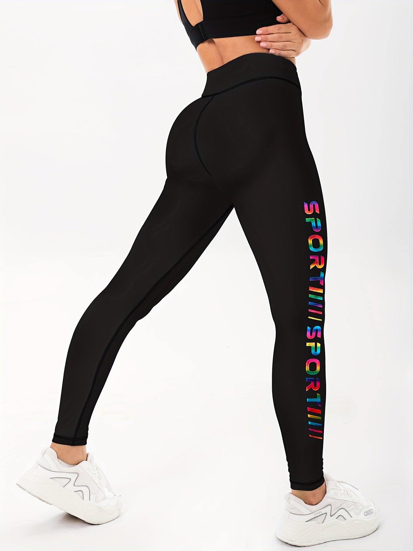 Sports Leggings High Stretch Yoga Fitness Tight Pants Women's Activewear