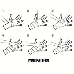 Shock Absorbing Hand Wraps for Karate Boxing Fitness Improve Performance