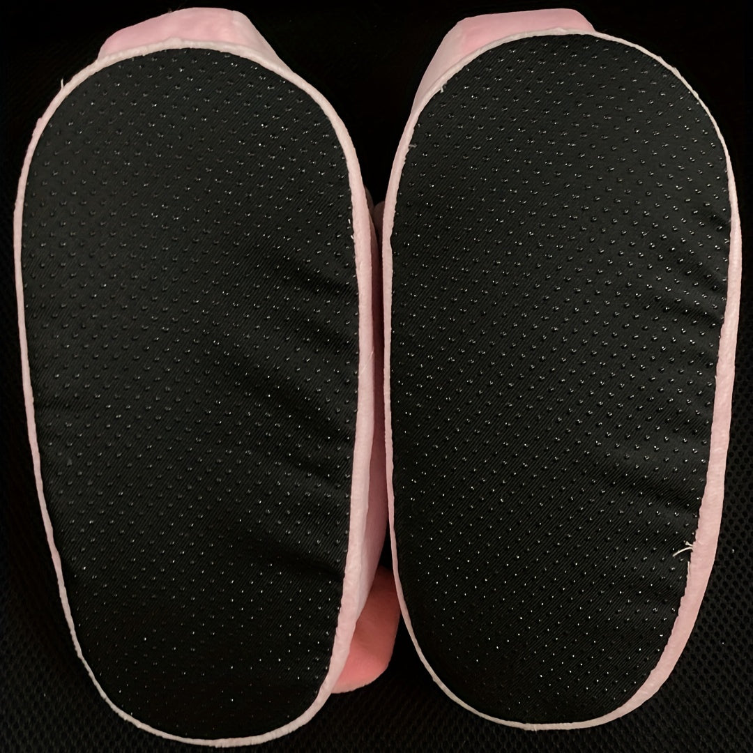 Women's Cozy Pony Novelty Slippers Warm Plush Indoor Non Slip Slippers