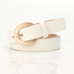 Women's PU Leather Waist Belt for Jeans Pants Dress