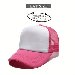 Mesh Breathable Trucker Hat Baseball Cap Casual Sunshade Lightweight Dad Hats