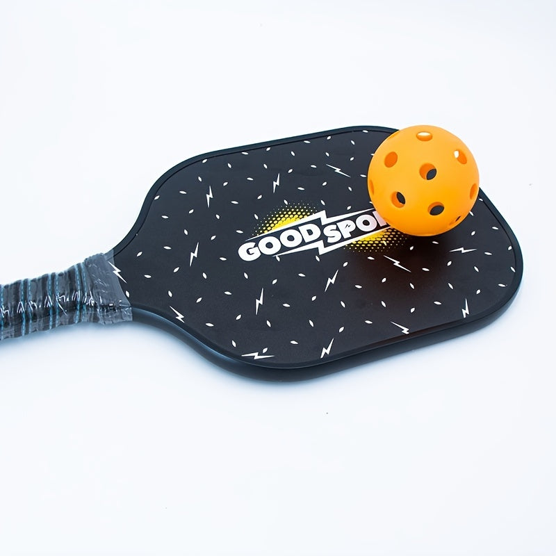 2 Pcs Pickleball Rackets, Cushion Grip, 4 Balls Set