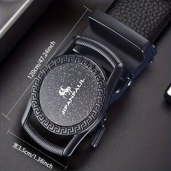 Men's PU Leather Auto Buckle Belt