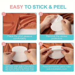 10PCS Underarm Sweat Absorbing Patch Ultra Thin Invisible Pad