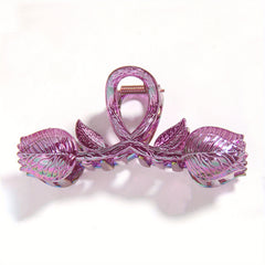 Tulip Hair Claw Banana Clip Flower Charm Hair Accessory