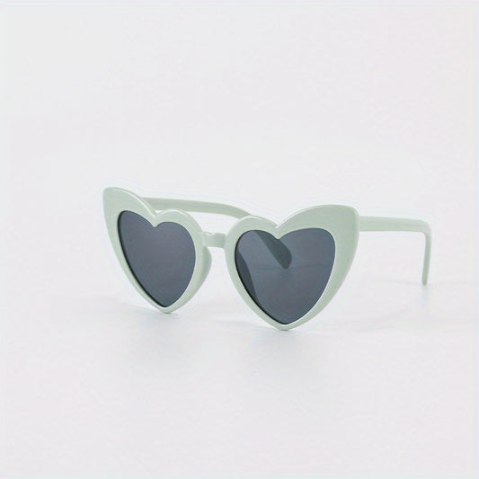 Y2K Heart Frame Sunglasses UV400 Outdoor Eyewear