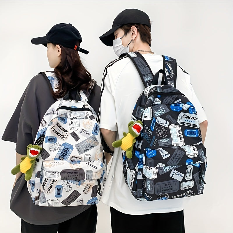 Large Capacity Preppy Backpack School Laptop BookBag Casual Travel