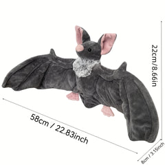 Simulated Bat Plush Toy Oversized Wingspan Soft Fabric