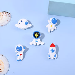 Cartoon Astronaut Resin Spaceman Pin Brooches for Kids