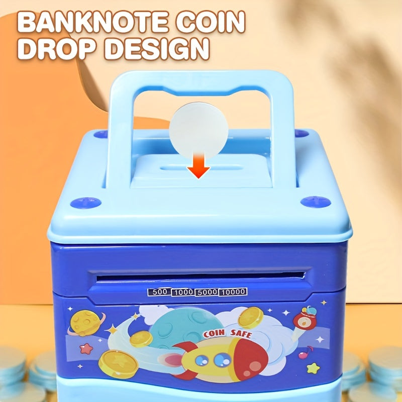 Induction Piggy Bank for Kids Safe with Password