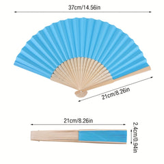 Bamboo Folding Fans for Wedding Party Decor