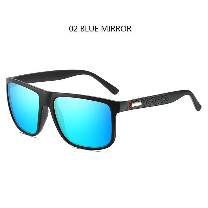 Men's Vintage Square Polarized Sunglasses UV400