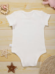 Baby Boys Fastest Swimmer Print Romper For Summer