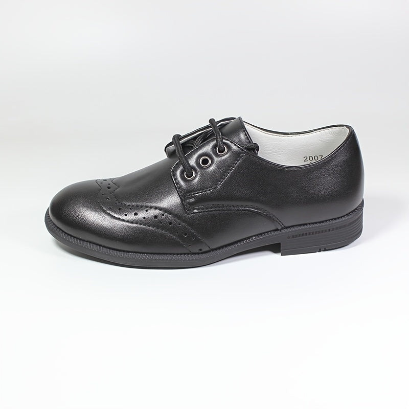 Boys Wing Tip Brogue Oxford Shoes Dress Shoes Durable Non Slip Formal Shoes