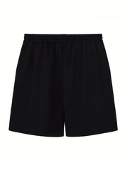 Lightning & Star Pattern Comfy Shorts Mens Casual Elastic Waist Drawstring