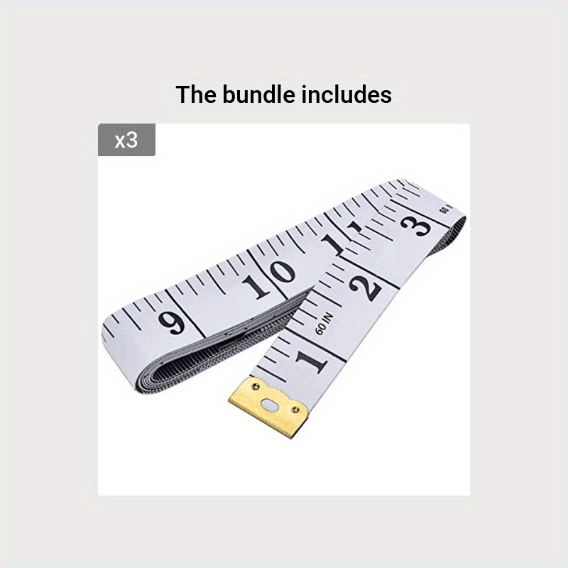 Soft Tape Measure Double Scale Body Sewing Ruler Weight Loss Medical Tailor
