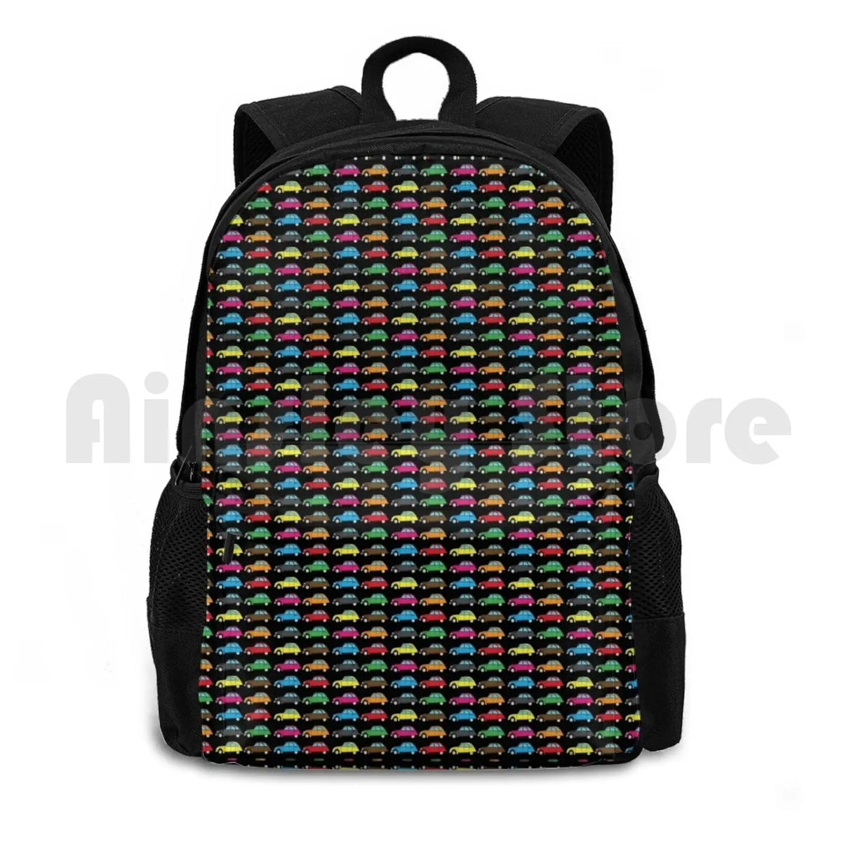 Citroen 2Cv Outdoor Hiking Backpack Vintage Cars