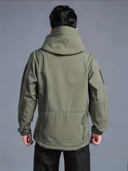 Men's 3-in-1 Soft Shell Windbreaker Jacket for Fall & Winter