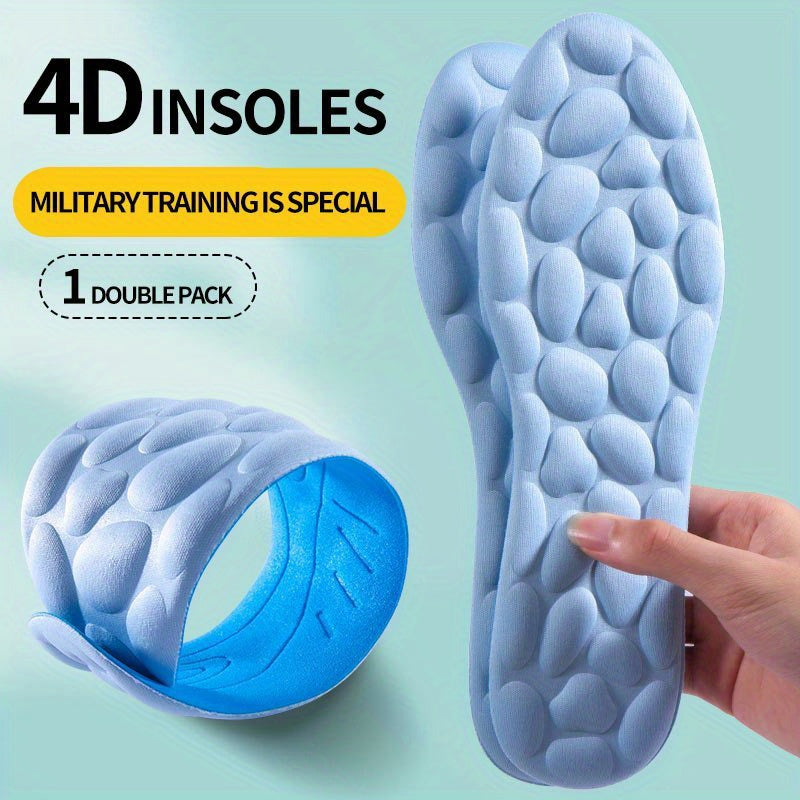 5D Massage Memory Foam Insoles for Shoes Sole Breathable Cushion