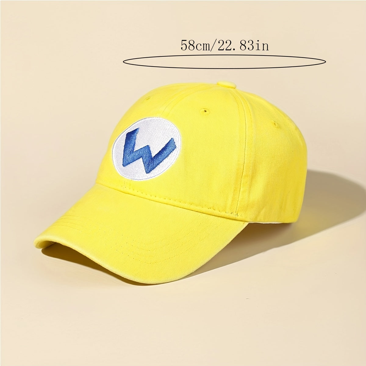 Yellow Baseball Cap Adjustable Cotton Dad Hats Sun Hat For Women