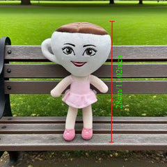Ballerina Cappuccina Plush Toy with Pink Dress