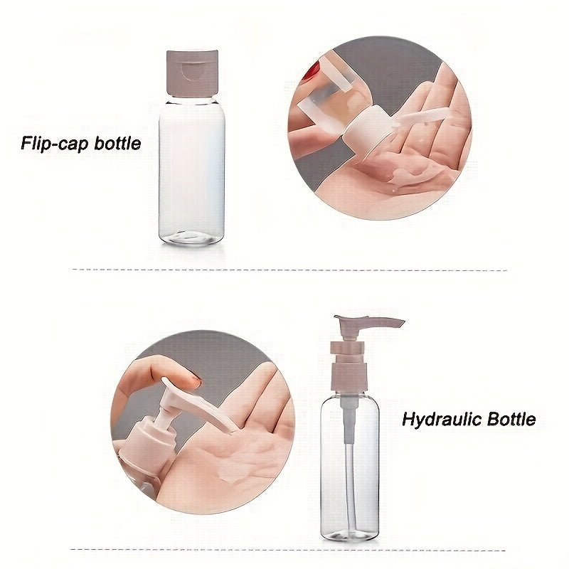 12pcs Travel Bottles Set - Toiletry Containers Leakproof Squeez