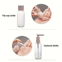 12pcs Travel Bottles Set - Toiletry Containers Leakproof Squeez