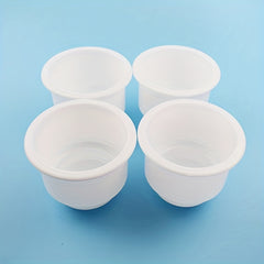 2pcs Marine RV Cup Holder with Drain - Durable Plastic Drink Holder